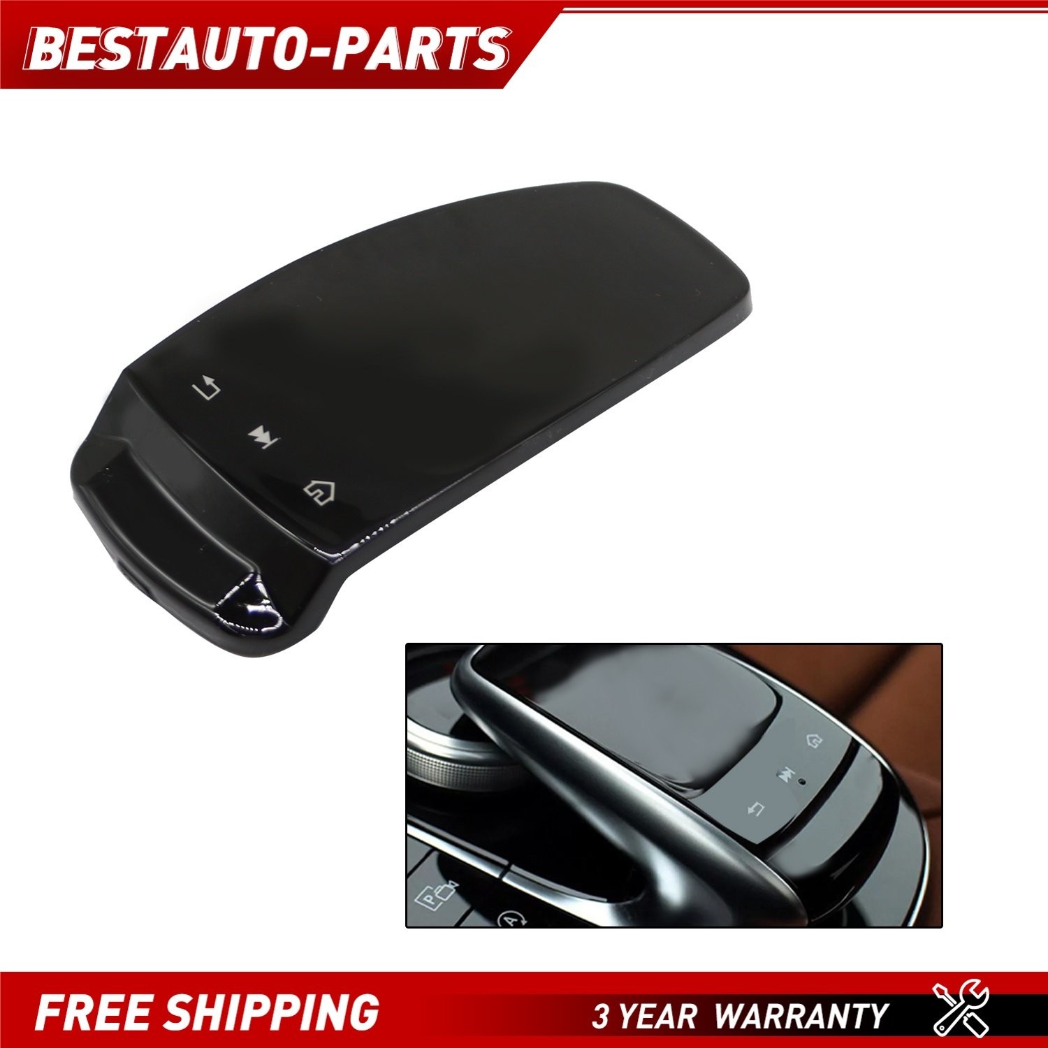 Controller Console Touch Pad Cover For Mercedes-Benz E Class W213 2139008109