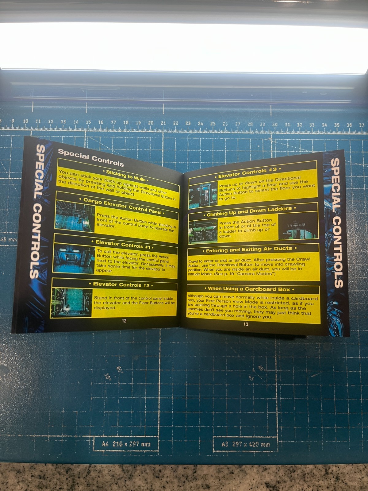 Replacement Manual for - Metal Gear Solid - Sony PS1 Instruction Booklet