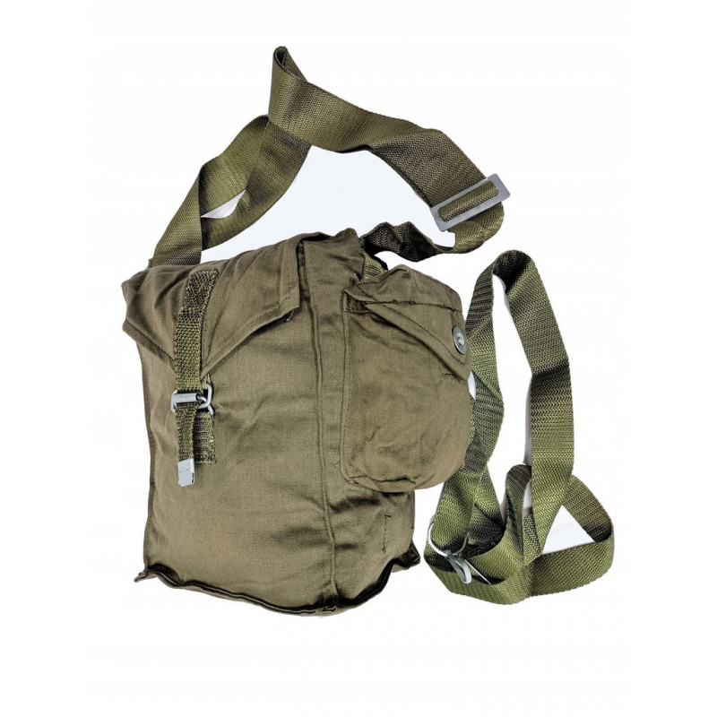 Vintage 80's Polish Army  Bread Bag Military Satchel.Olive Green.NEW-Not-Issued.
