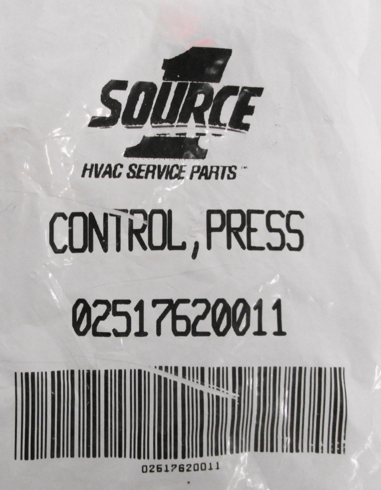 Source 1 02517620011 Pressure Control