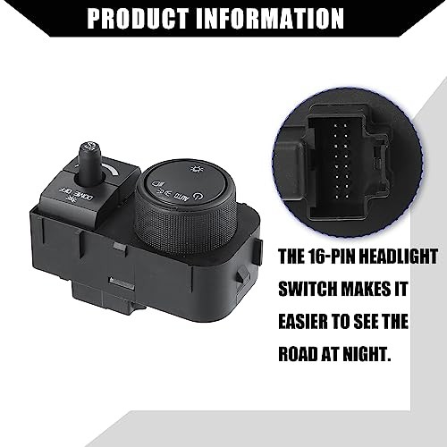 No.25858708 / Front/Car Headlight Switch Replacement for Chevy Avalanche 2009