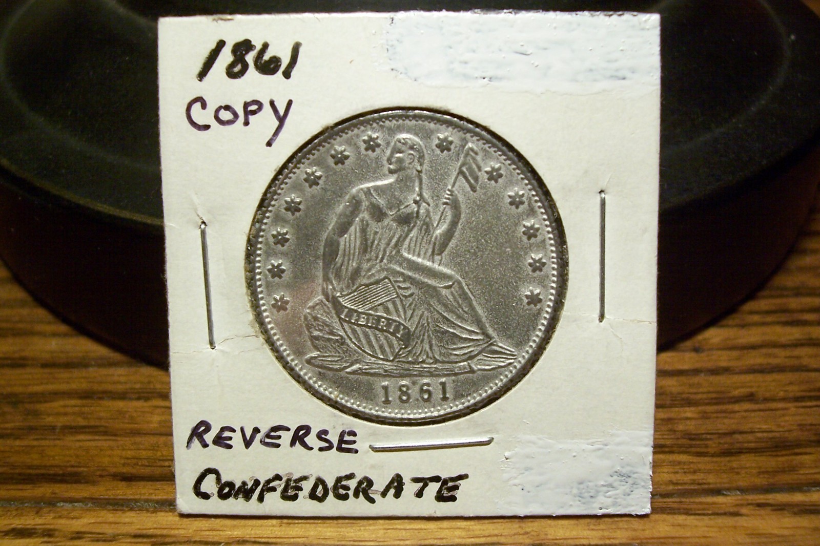 1861 Confederate Half Dollar Tribute Copy Coin