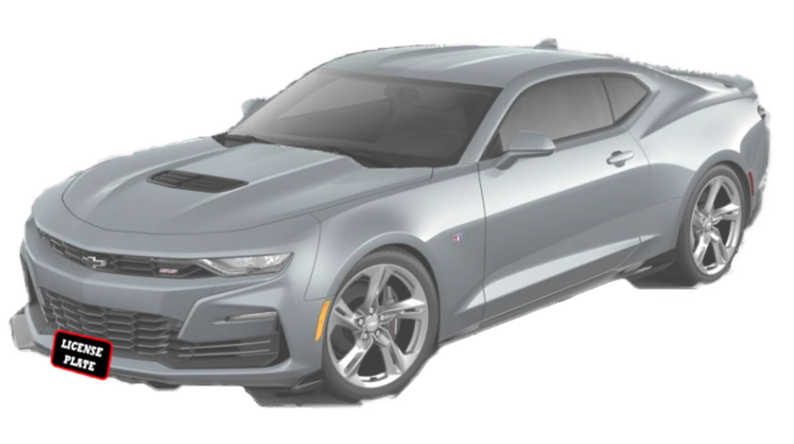 Quick Release Front License Plate Bracket for Chevrolet Camaro 2020-24 with 1LE