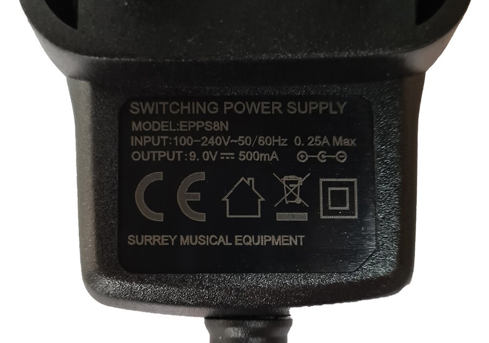 ROLAND MC-202 MICRO COMPOSER POWER SUPPLY REPLACEMENT ADAPTER 9V