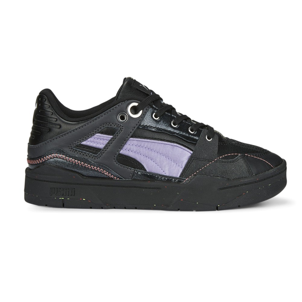 PUMA The Ragged Priest X Slipstream Lace Up Womens Black, Purple Sneakers Casua