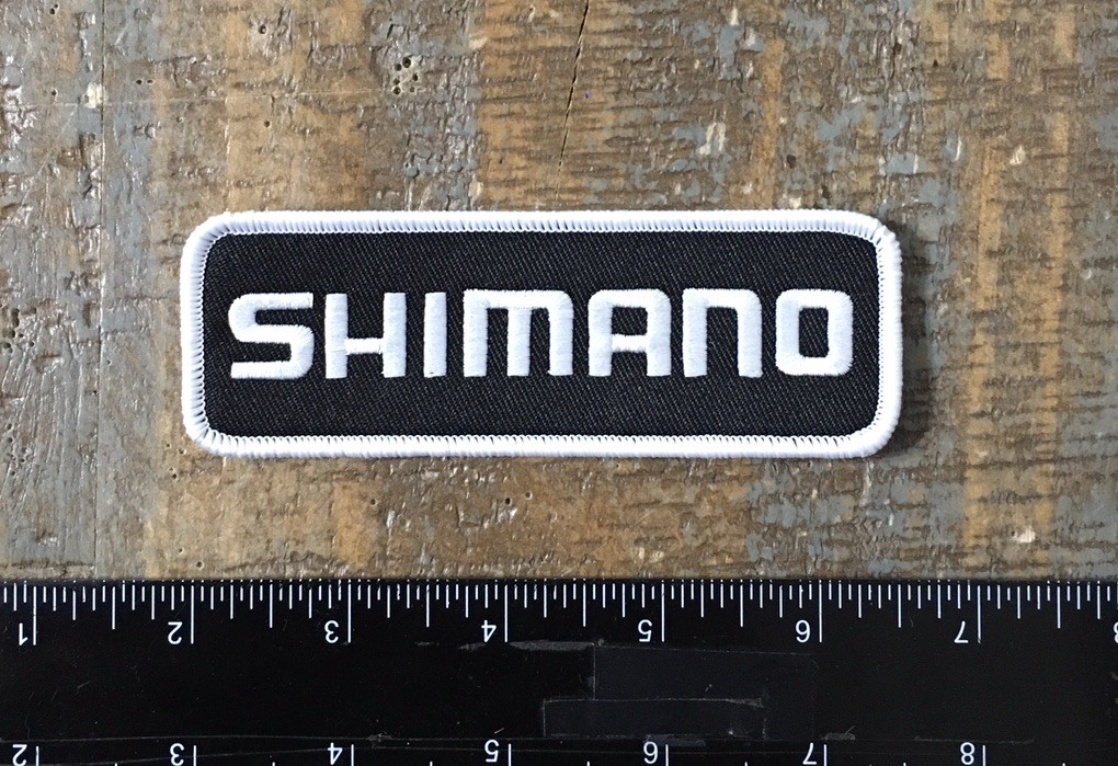 SHIMANO Fishing Fish Angler Fisherman Advertising Logo Embroidered Iron-On Patch