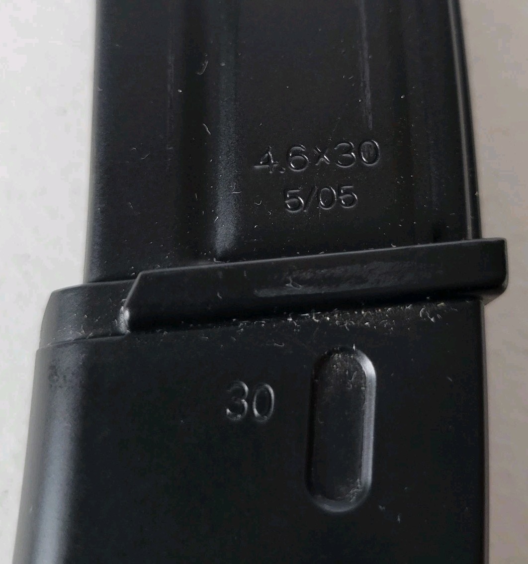 H&K MP7 SMG Airsoft Electric With Grip And Stock Heckler Koch Umarex Untested