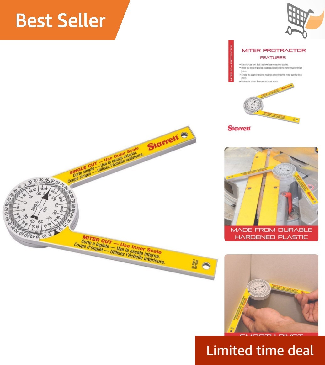 ProSite Miter Protractor Angle Finder Laser Scales for Carpentry Plumbing DIY