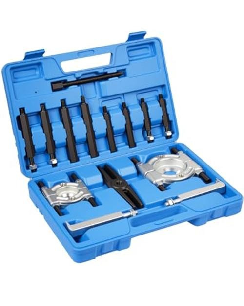 14Pcs Bearing Separator Puller Set, Bearings Splitters Puller Tool | Blue