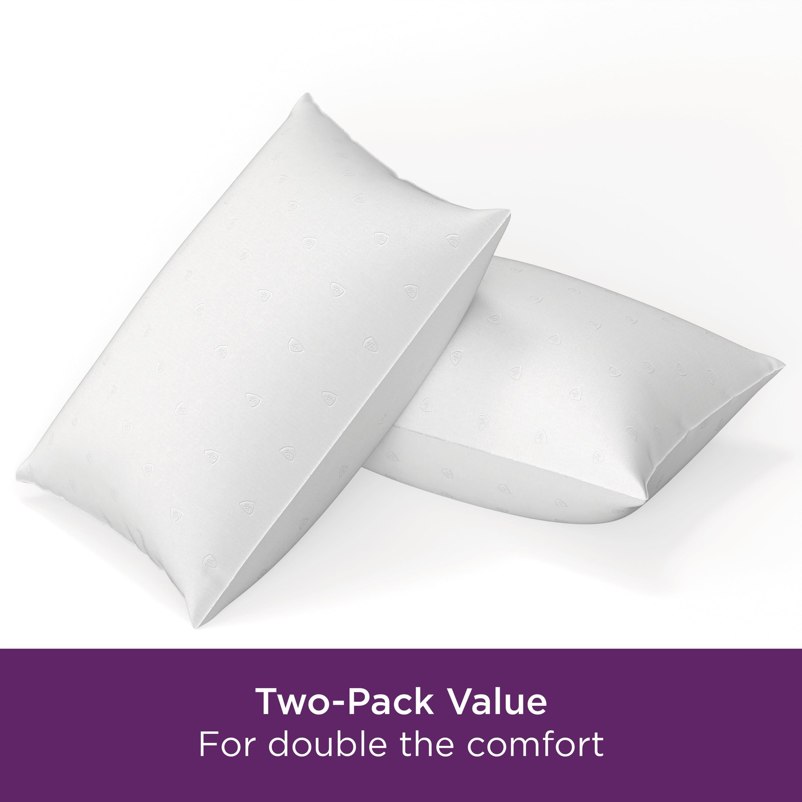 Total Allergy Defense Bed Pillows, Standard/Queen (2 Pack)