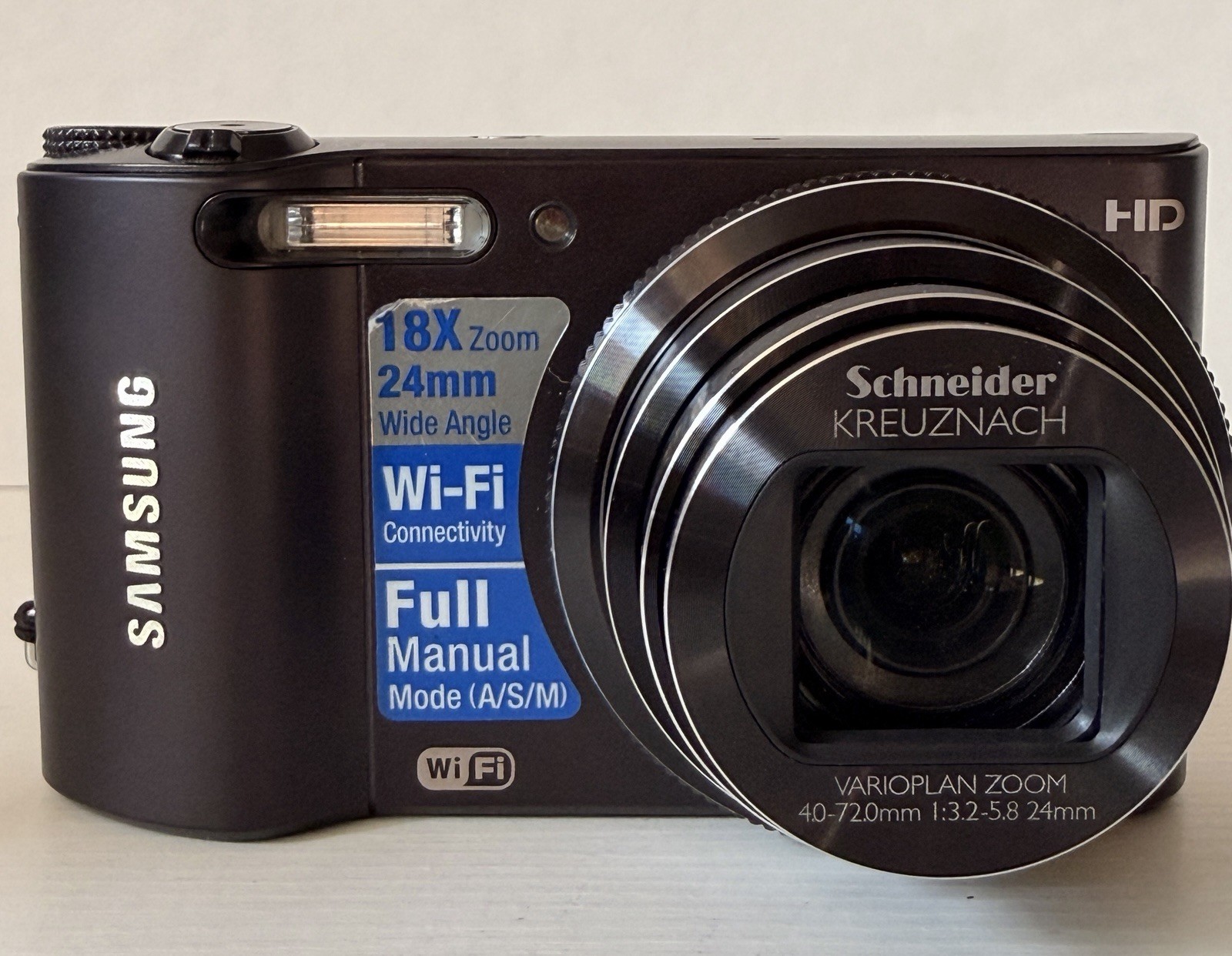 Samsung WB150F 14.2MP Digicam WiFi 18x Zoom Schneider Lens TESTED Works