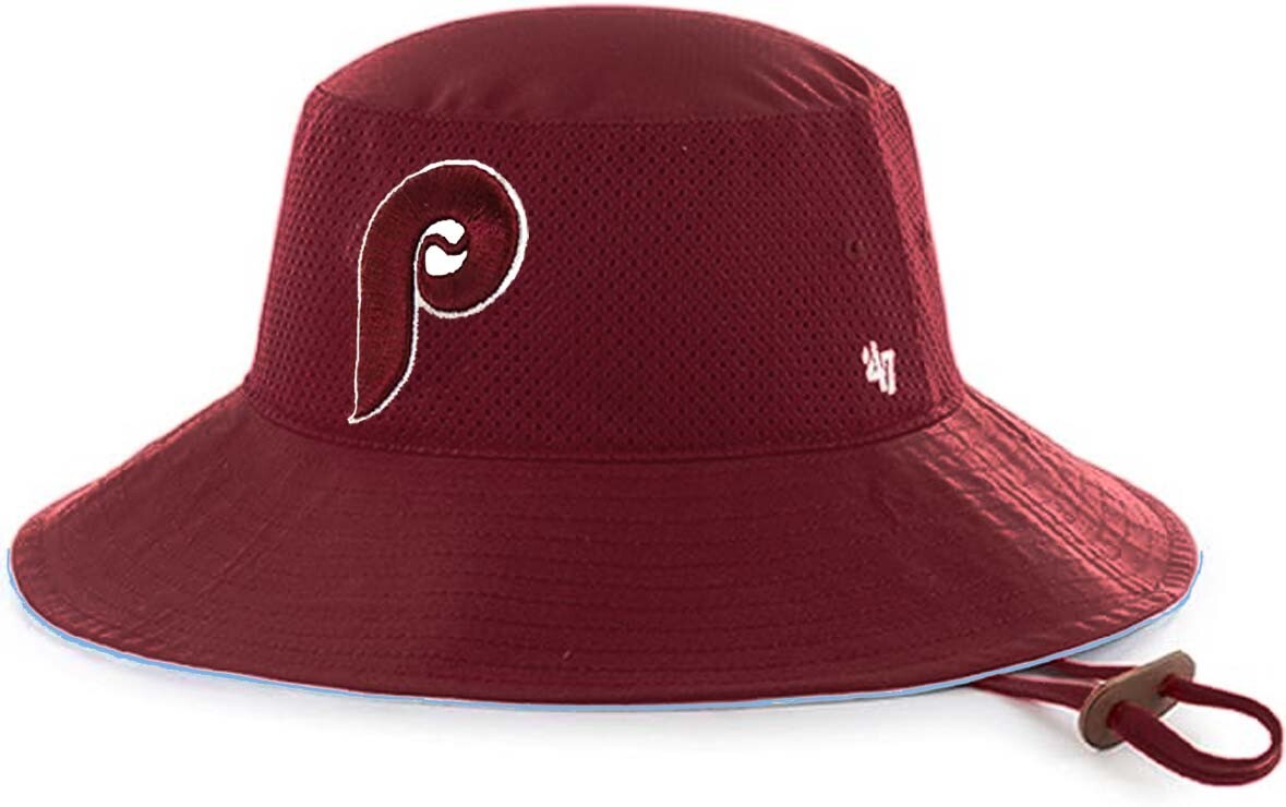 '47 Brand Major League/ NCAA Men's Panama Bucket Hat with Adjustable Chin Strap