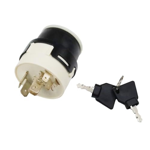 Ignition Switch w/ 2 Keys (9 Pins) for JCB JCB200 JCB220 701 80184, Skid Steer