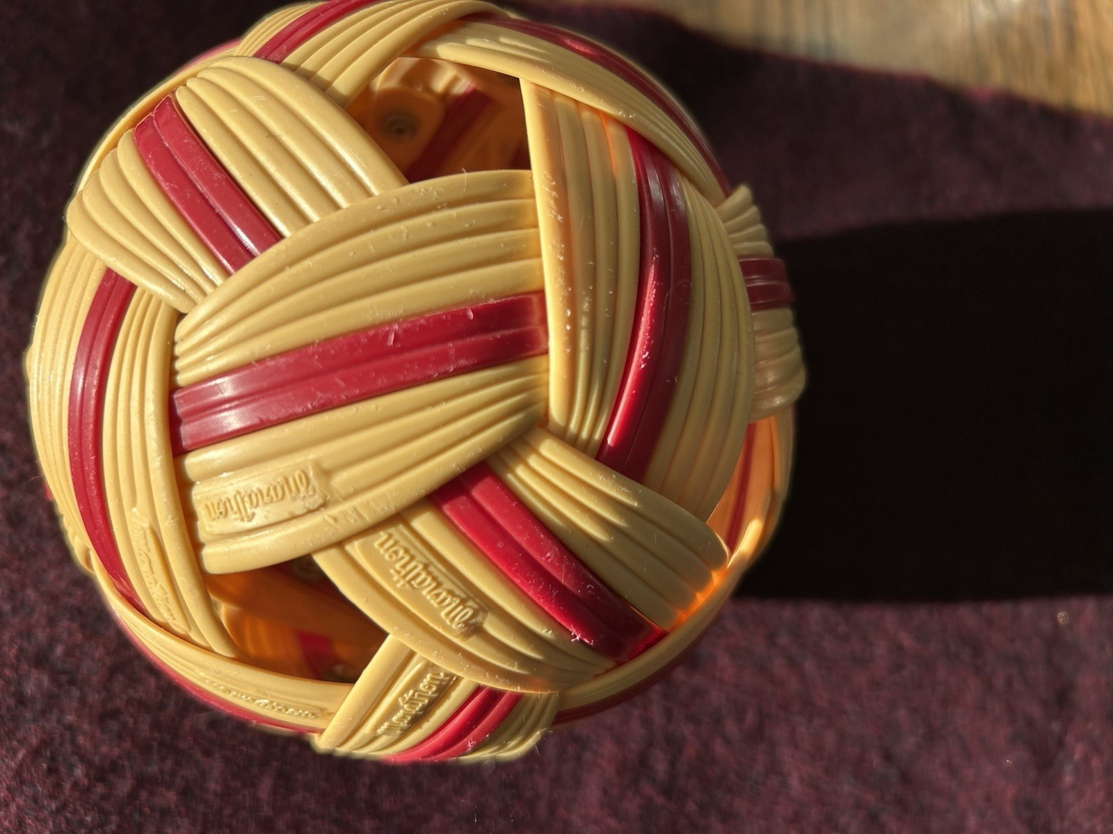 Marathon Brand Thai Sepak Takraw Ball diameter 5”. Made of Plastic