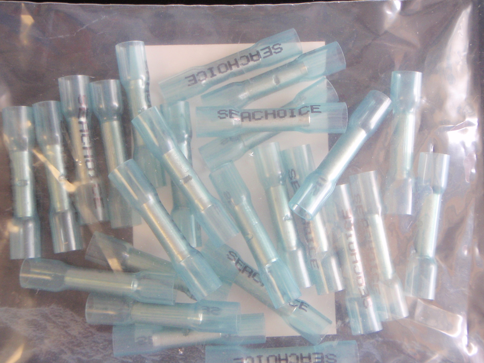 heat shrink  MARINE GRADE BUTT CONNECTORS 25 PAC BLUE 60191 16-14GA wire splice
