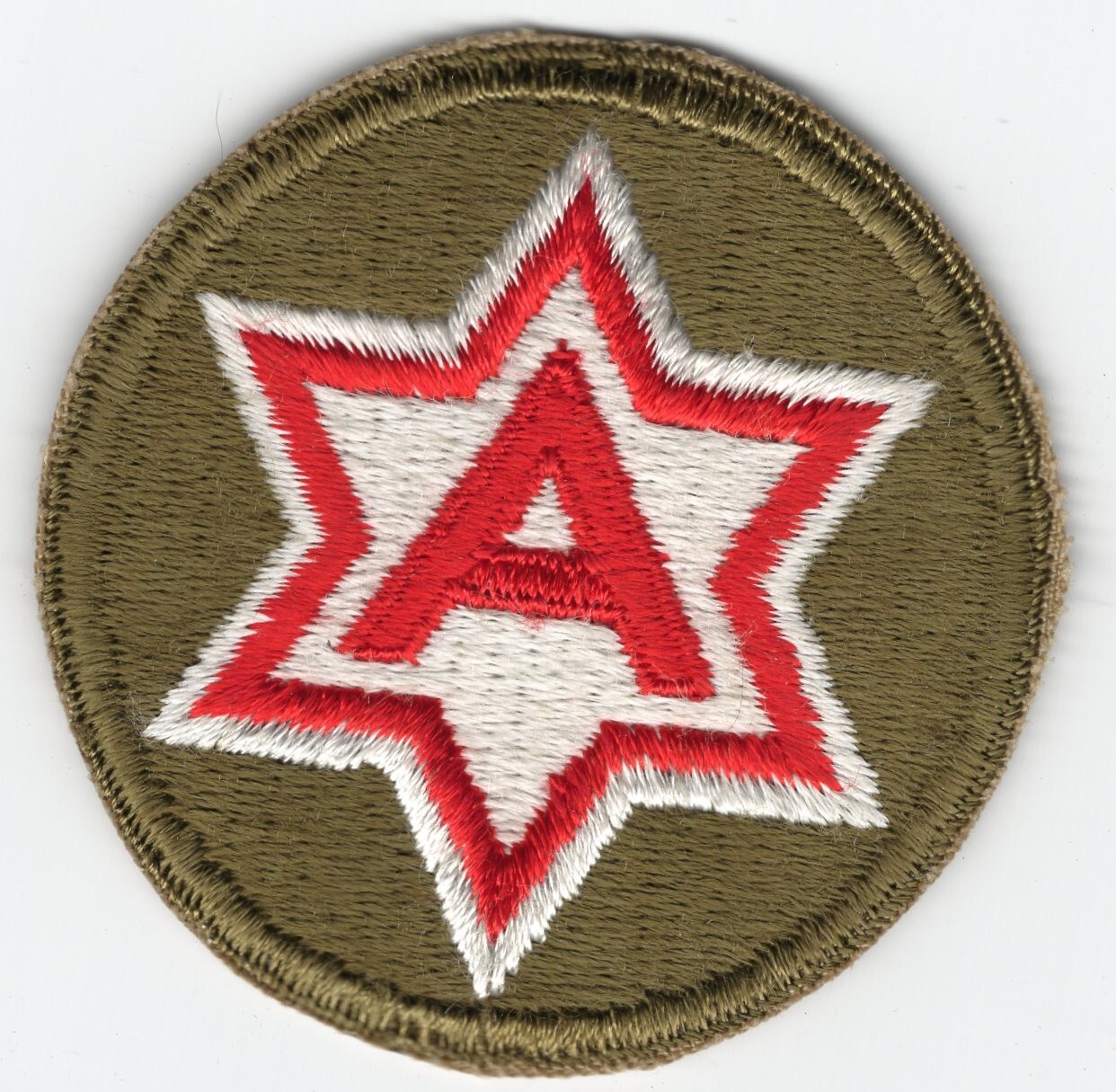 6th Army patch real WWII make US Army