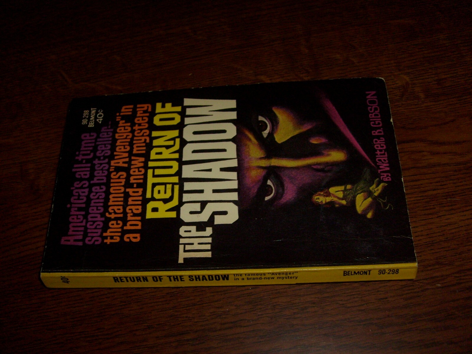 RETURN OF THE SHADOW, BELMONT 1st print 1963 VERYGOOD, walter gibson, G/VG