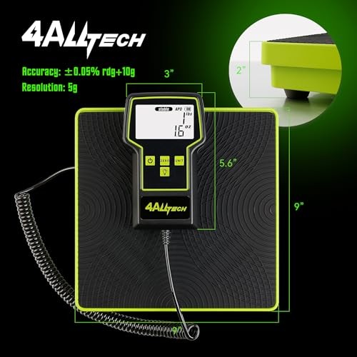 220 lb Digital Refrigerant Charging Scale