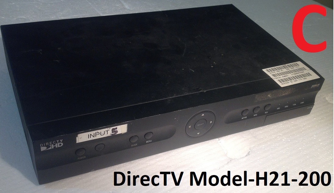 Satellite TV Recever:Pansat 3000AQ, Samsung DSB-4700F, DirecTV H21-200, DRD430RG
