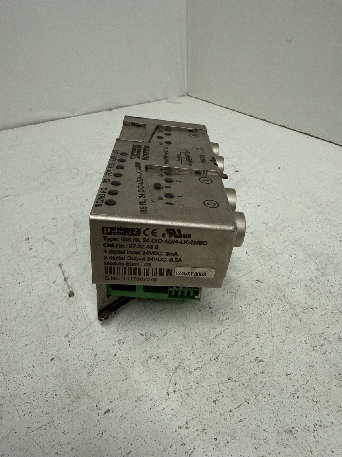 Phoenix Contact 2732486 Rugged Line Module IBS RL 24 DIO 4/2/4-LK-2MBD **USED**