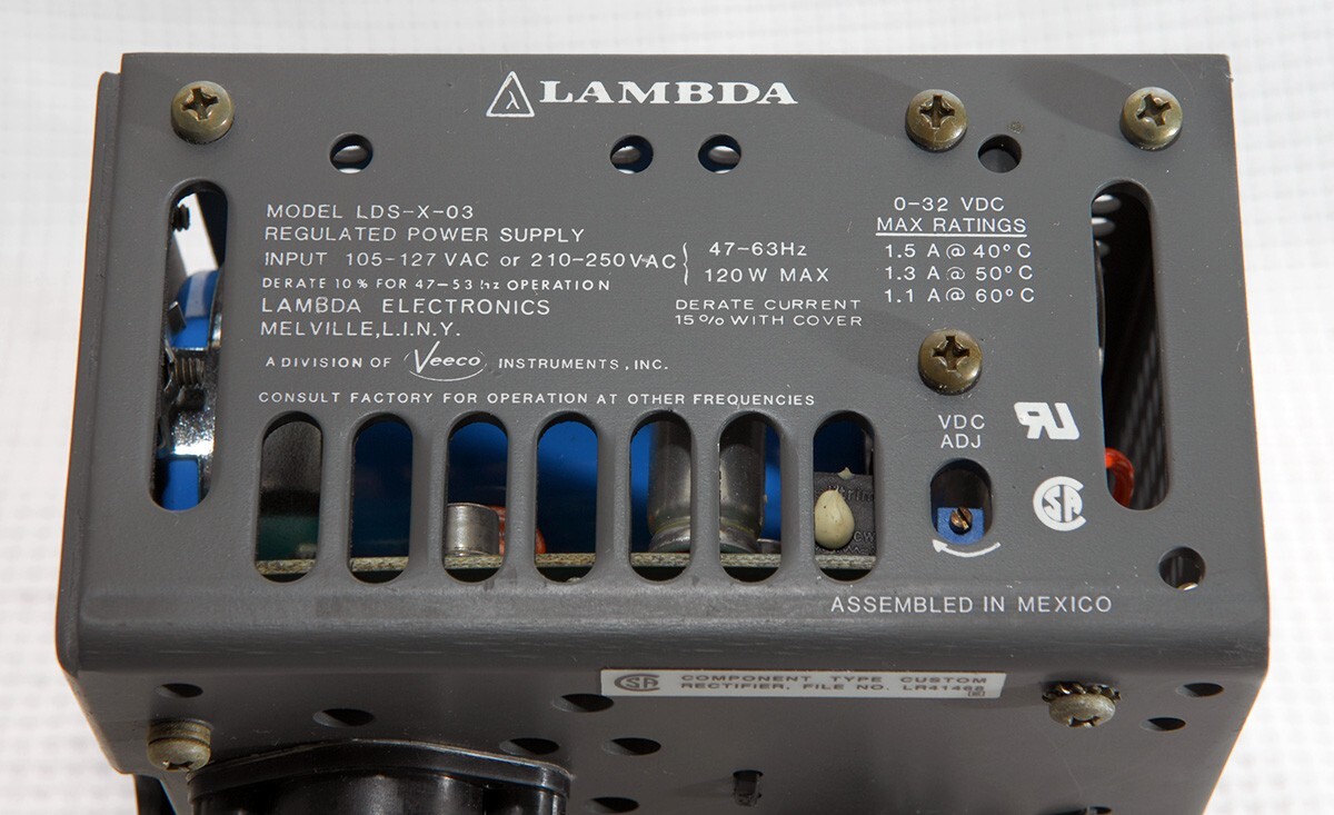 NOS, Lambda LDS-X-03, Variable 0-32 VDC, 1.5 A, Excellent Regulation, Enclosed