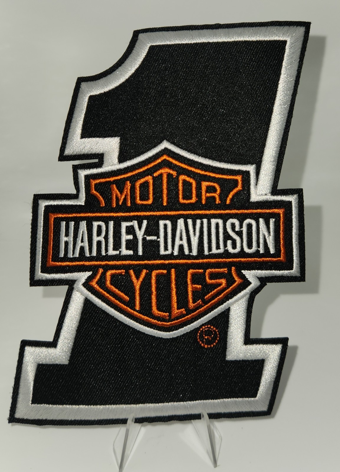 Huge Harley Davidson 6"x4" One Embroidered Patch Iron On Or Sew On