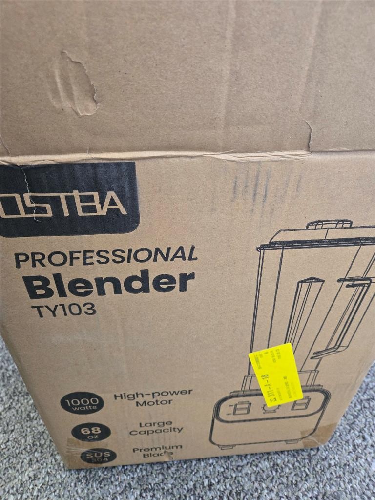 = Ostba Blender Professional Model TY103 68 oz 1000 Watts 10 Speed 60Hz NEW