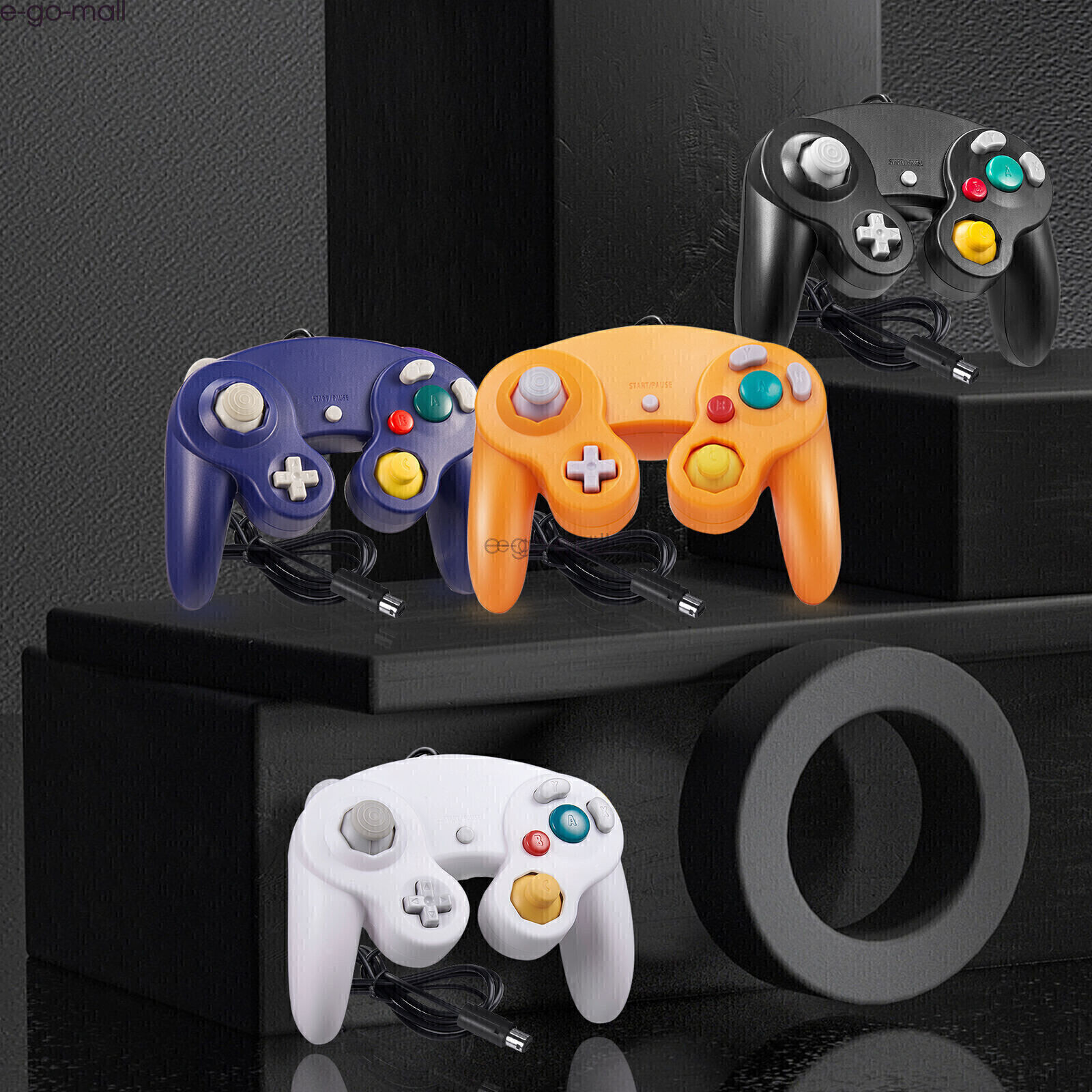 2 Pack Wired Gamecube Controller for Switch Wii U PC(need adapter) GameCube
