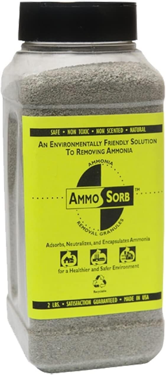 AMMOSORB Natural Aquarium Ammonia Remover Granules: 2 lb. Use in Tank or Filter