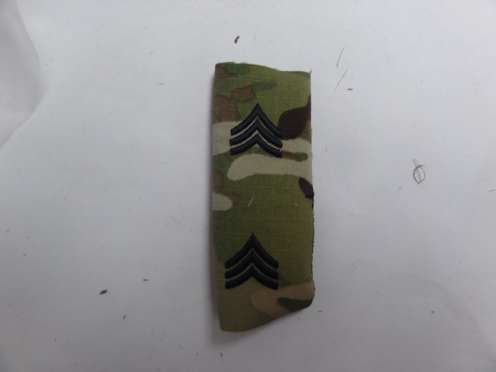 US MILITARY INSIGNIA PATCH SEW ON SET OF 2 RANK OCP E-5 SERGEANT MULTICAM