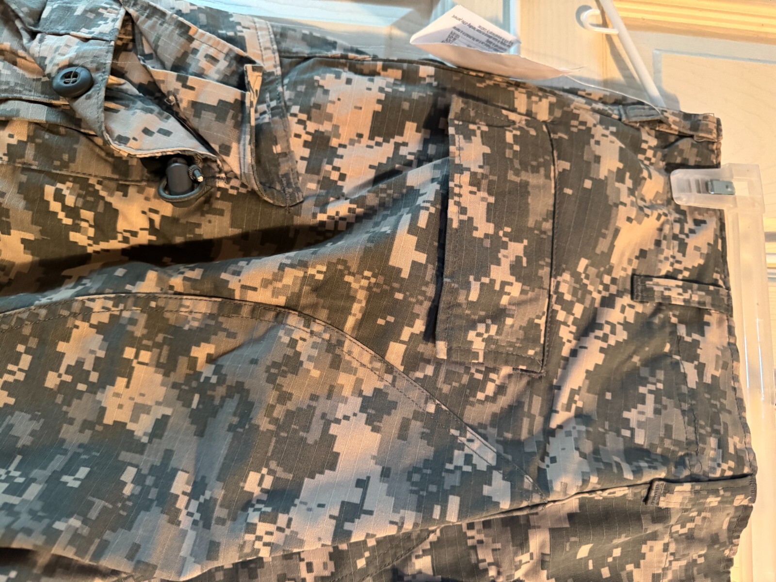 US Army Combat Trousers Men Medium Short Camo Cargo Military Uniform Pants NWT