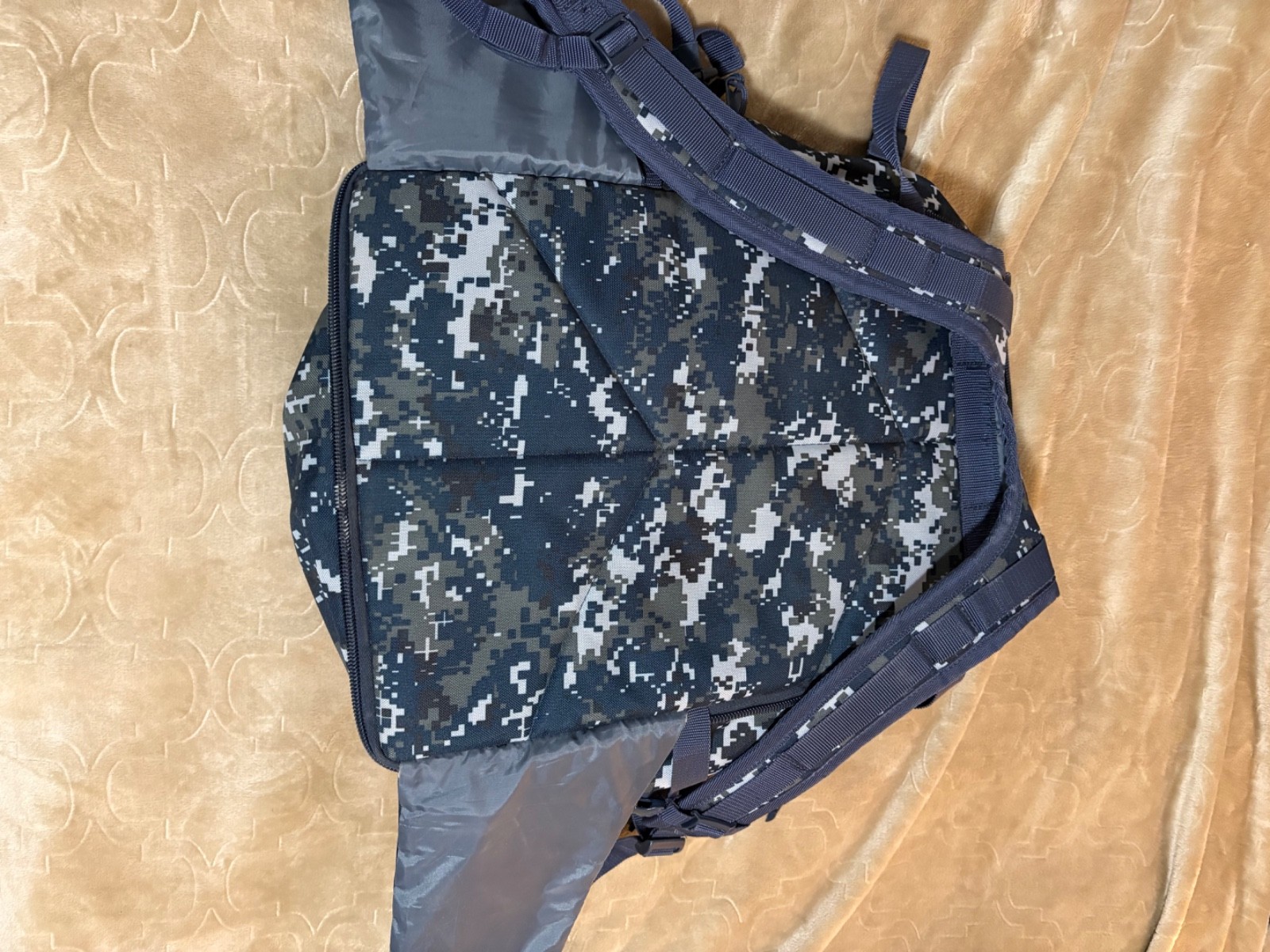Code Alpha ABU Pattern 3 Day Tactical Expandable Black Camo Backpack US Navy