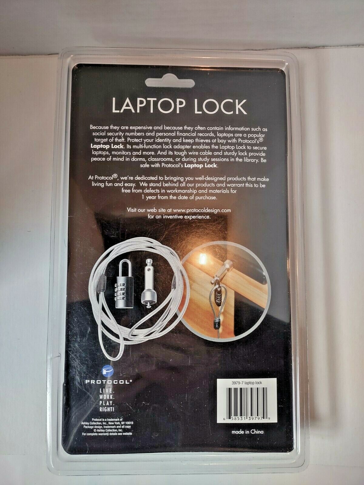 NEW LAPTOP LOCK Secure Laptop PROTOCOL anti-theft
