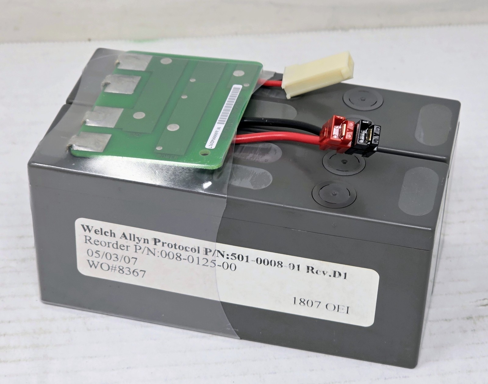 Medical Battery - Welch Allyn ProPaq CS and Encore Monitor Battery 501-0008-00