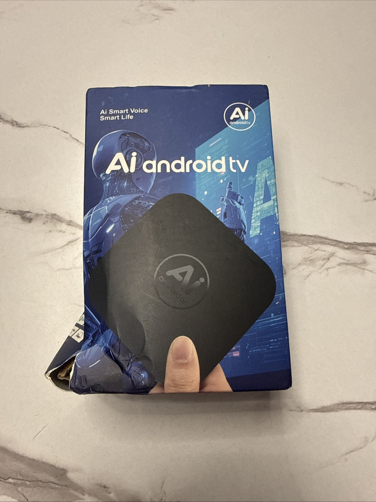 Ai Android Tv Adapter/New Damaged box/ As pictured..