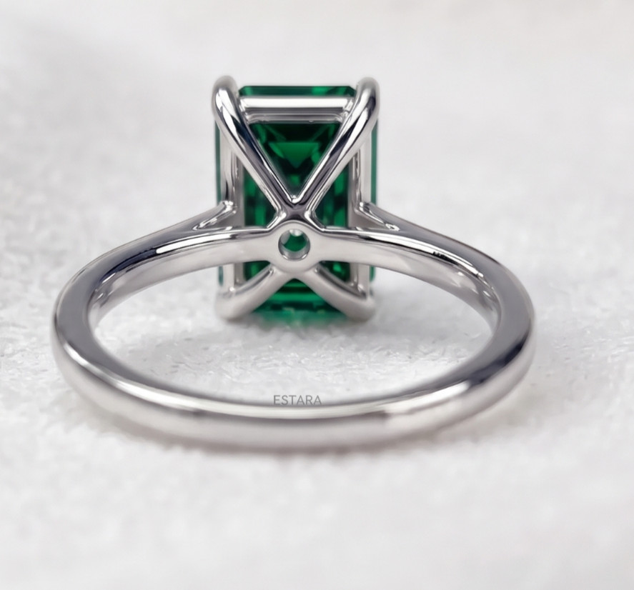 2.85 Ct Certified Bottle Green Diamond Ring, FREE Diamond Studs & Tariffs