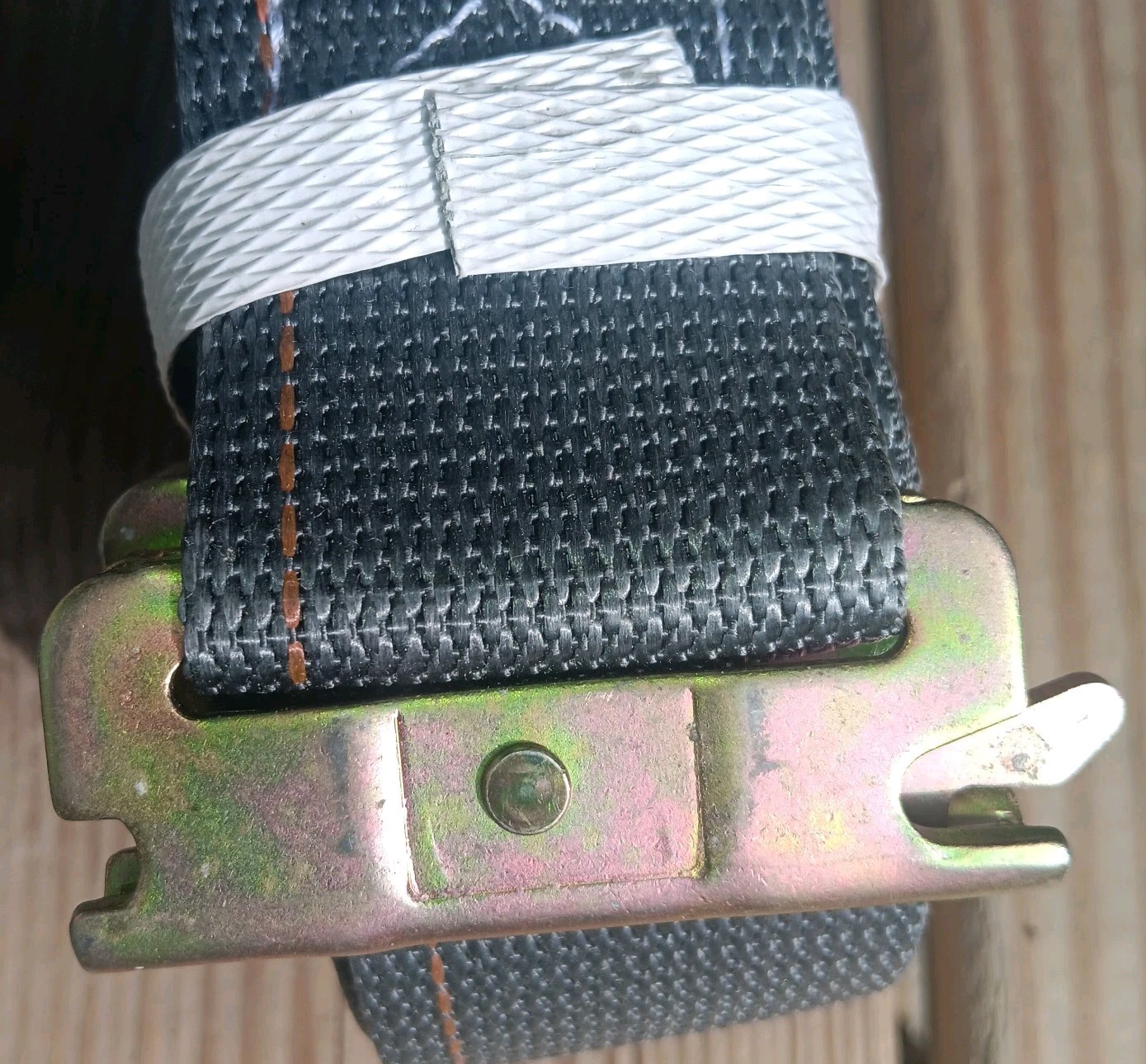 Kinedyne Heavy Load 2"x 16' Logistic Ratchet Strap Grey Wire Hook 2 Pack 835 Lbs