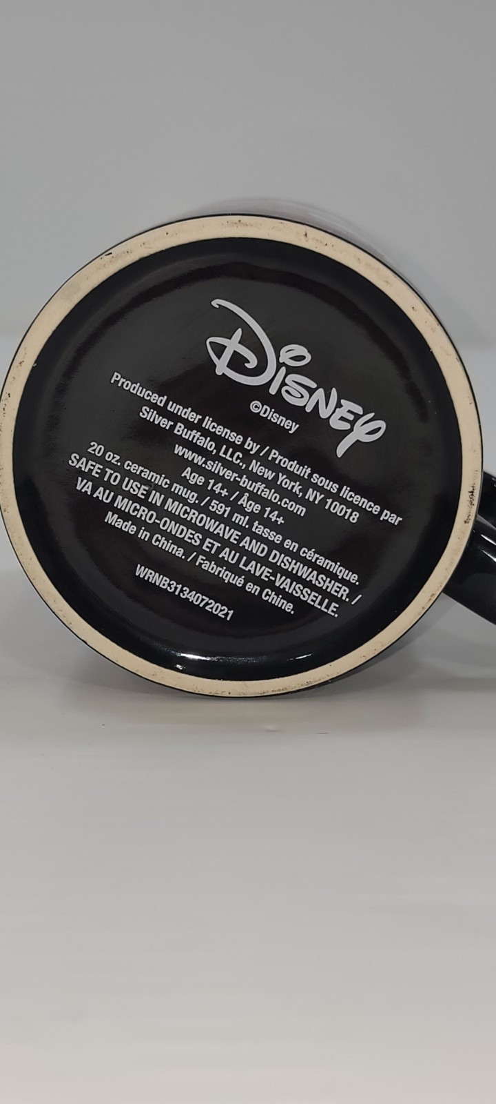 Nightmare Before Christmas Disney Heart Coffee Mug.