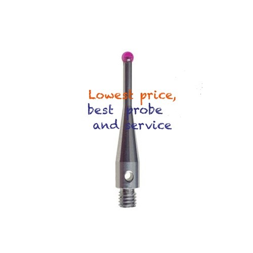 For A-5000-3552 CMM Touch Probe M3*D2.0*L21mm 2mm Ruby Ball Stainless Steel Stem