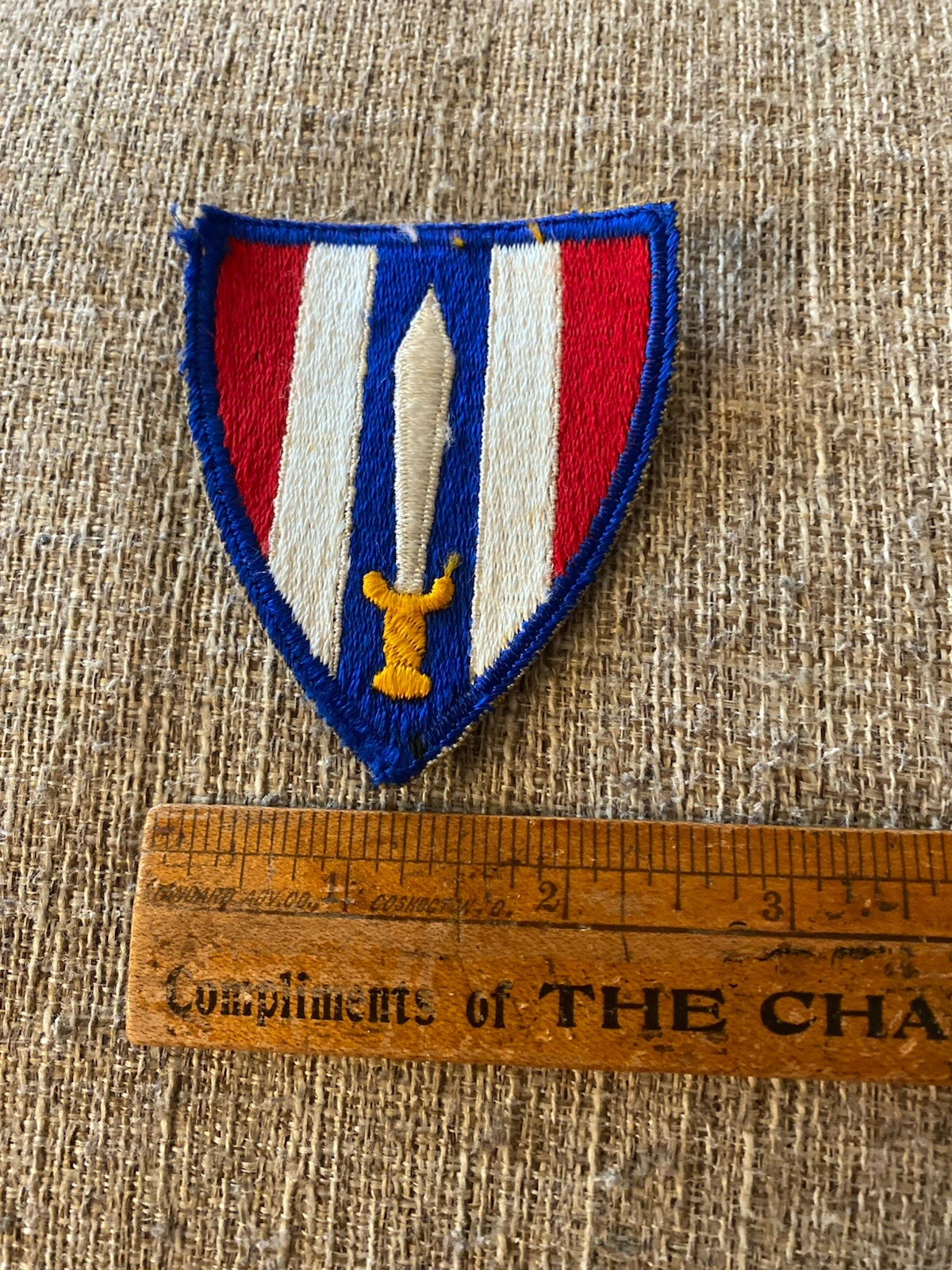 WWII US Army European Civil Affairs Division Patch