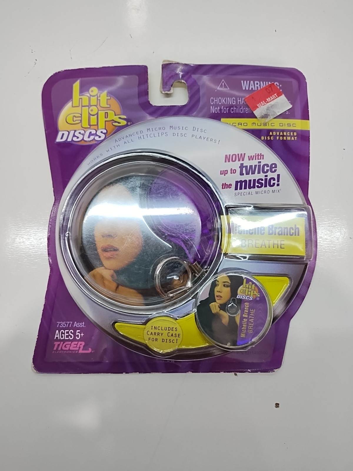 NIB 2003 Hasbro Hit Clips Micro Disc Michelle Branch Breathe w/ Carry Case New