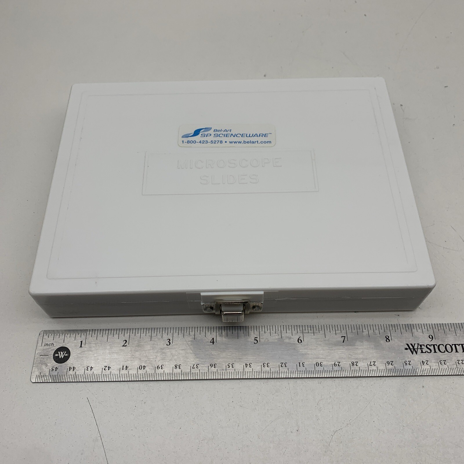 Bel-Art SP Scienceware Microscope Slides Box, 100 Spaces