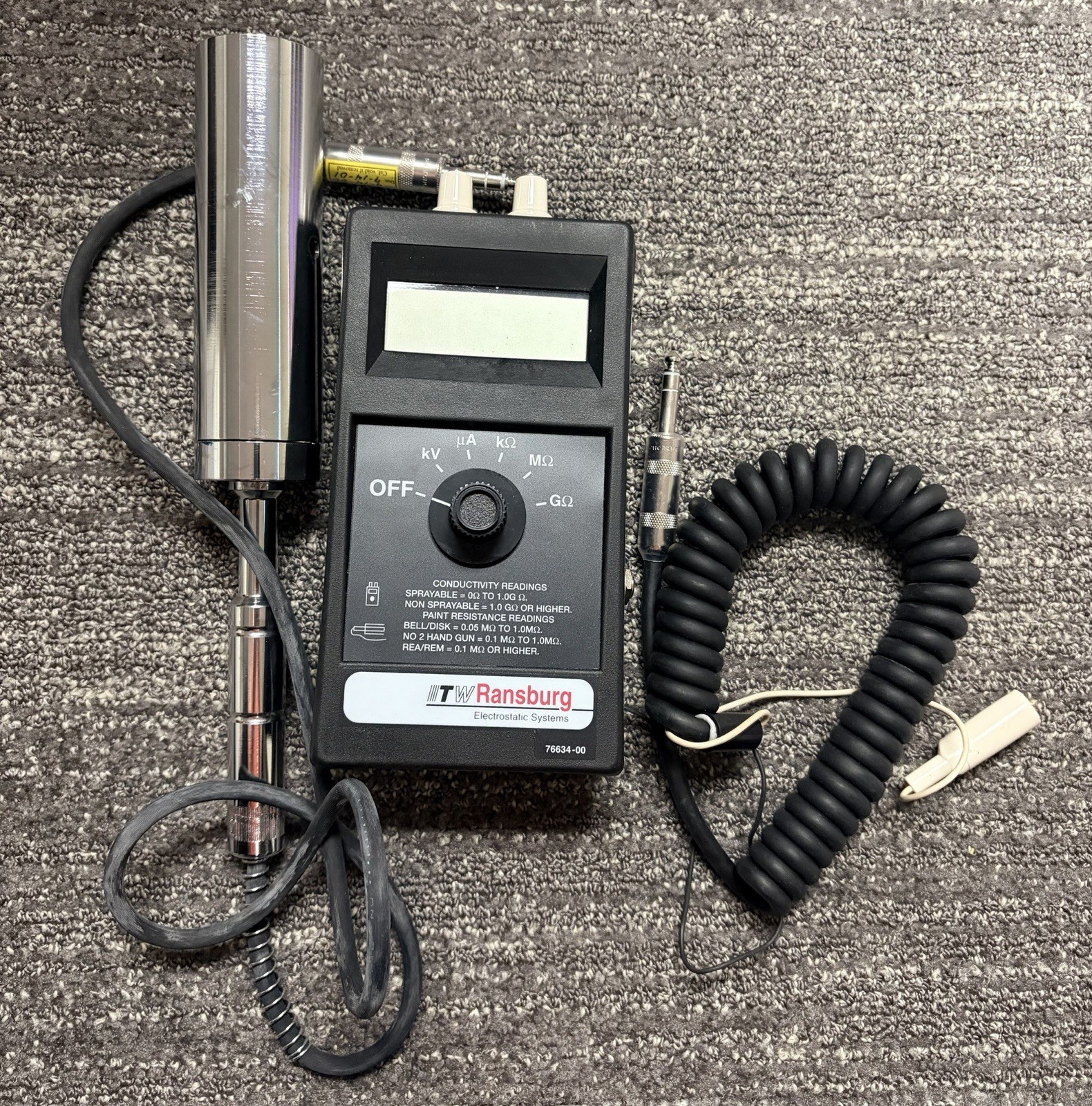 ITW Ransburg Meter Kit Paint Test Probe (76652-03)
