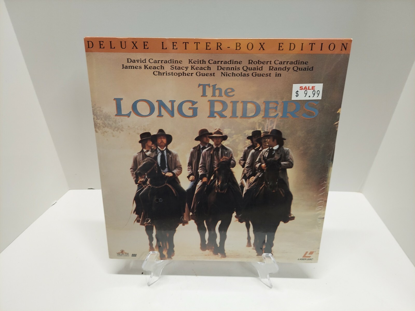 "The Long Riders" Deluxe Letterbox Laserdisc LD - David Carradine SEALED Not Dvd