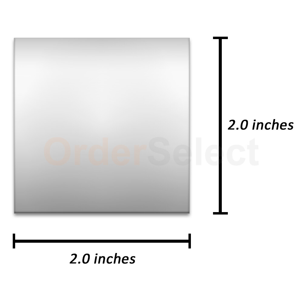 Selfie Small Phone Mirror Square 2" for Phone Apple iPhone 16 / iPhone 16 Plus