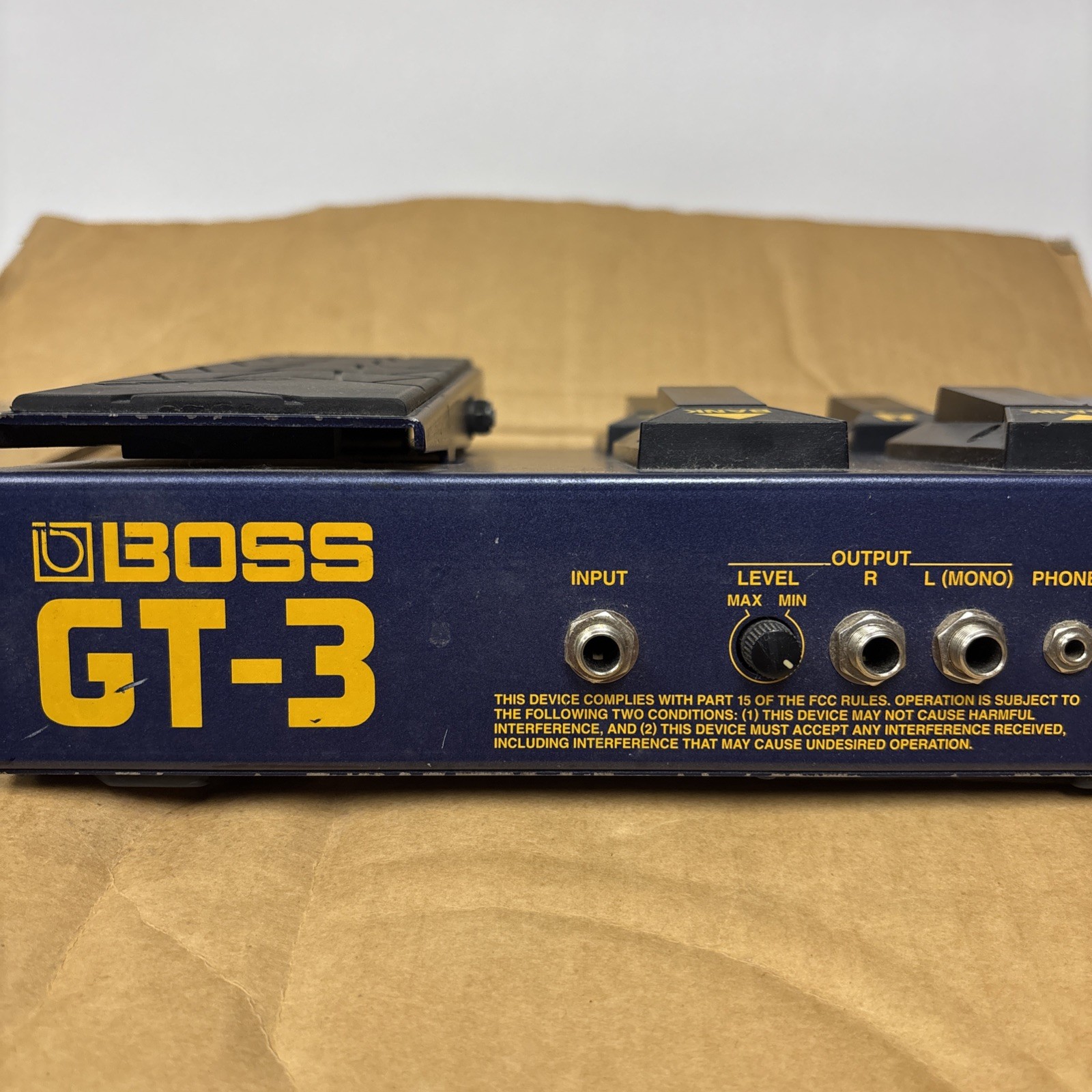 Boss GT-3 Multi-Effects Guitar Effects Processor Works 100V No Power Cord