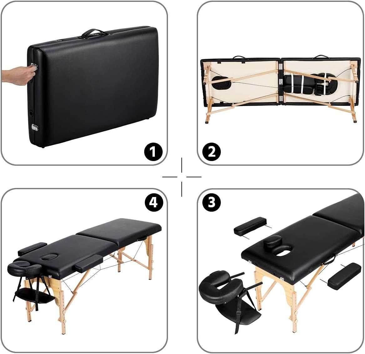 Massage Table Portable Lash Beds Spa Bed Massage Couch Foldable Spa Tables Adjus