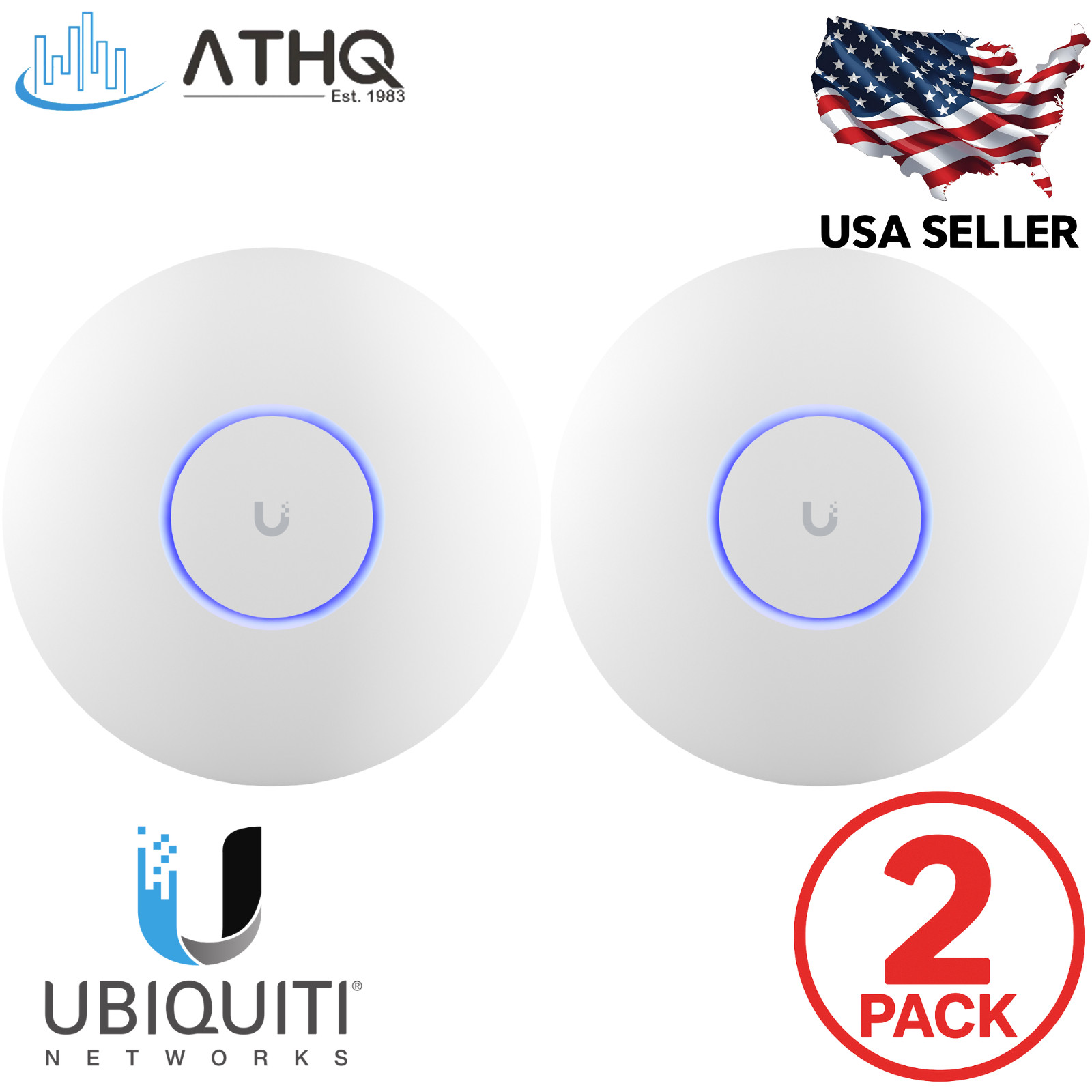 PACK OF 2 Ubiquiti UniFi AC Pro Wireless Access Point UAP-AC-PRO PoE Gigabit NEW