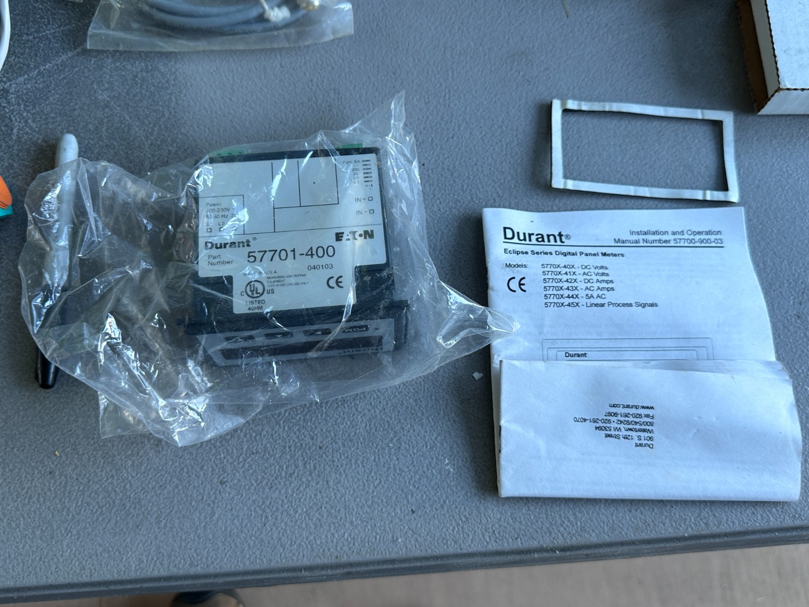 Durant 57701-400 Eclipse Series Digital Panel Meter
