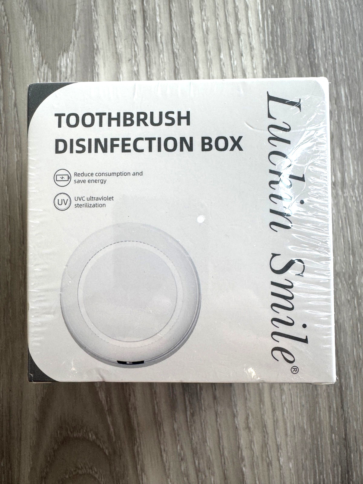 Luckin Smile UV Toothbrush Disinfection Box UVC Sterilizer Holder White